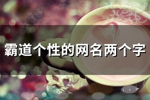 霸道个性的网名两个字(80个)