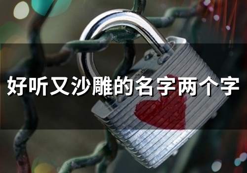 好听又沙雕的名字两个字(共88个) 好听又沙雕的名字两个字(共88个)