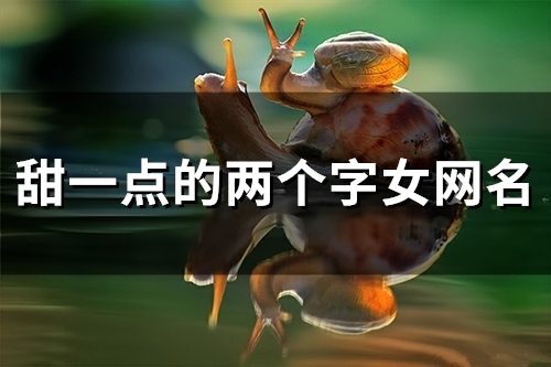 甜一点的两个字女网名(精选103个) 甜一点的两个字女网名(精选103个)