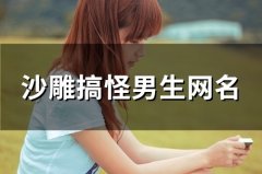 沙雕搞怪男生网名(优选111个)