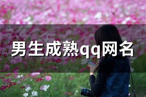 男生成熟qq网名(共106个) 男生成熟qq网名(共106个)