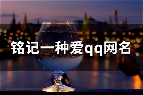 铭记一种爱qq网名(共107个)
