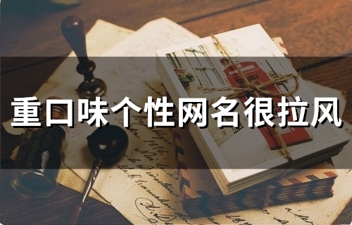 重口味个性网名很拉风(共116个) 重口味个性网名很拉风(共116个)