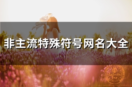 非主流特殊符号网名大全(112个) 非主流特殊符号网名大全(112个)